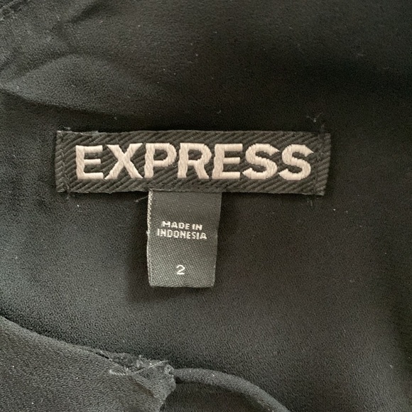 Express women’s black halter romper - Picture 9 of 10